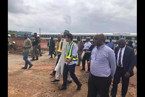 Transport Minister Rotimi Amaechi inspected the part-built stations along the route before approving the start of passenger operations.